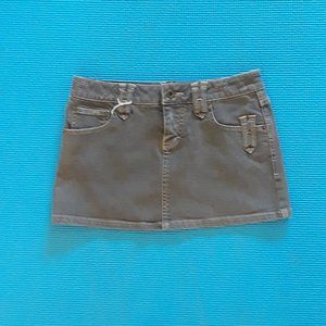 Volcom Brown Denim Skirt
